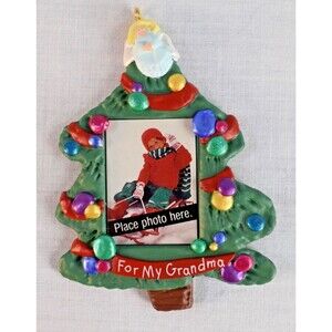 Hallmark For My Grandma Photo Holder 1994 Keepsake Ornament Can Be Personalized
